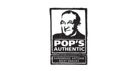 The Pop's Authentic logo.